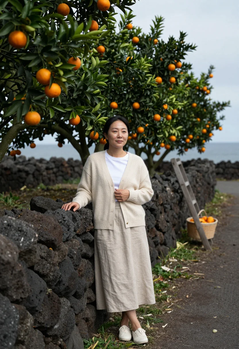 AI jeju sample — portrait of a woman, full-length portrait of a Korean woman