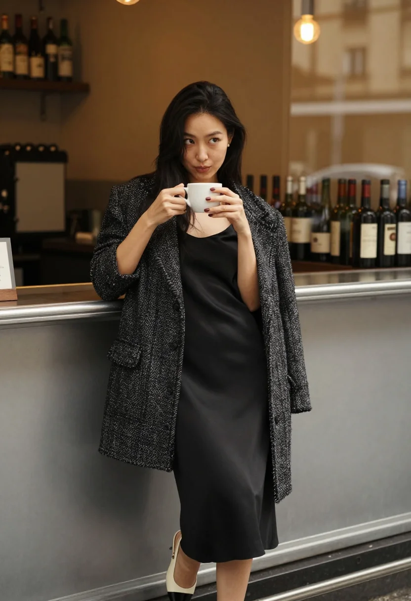 AI jennie chanel sample — photograph of a woman, waist-up portrait of a Korean woman i
