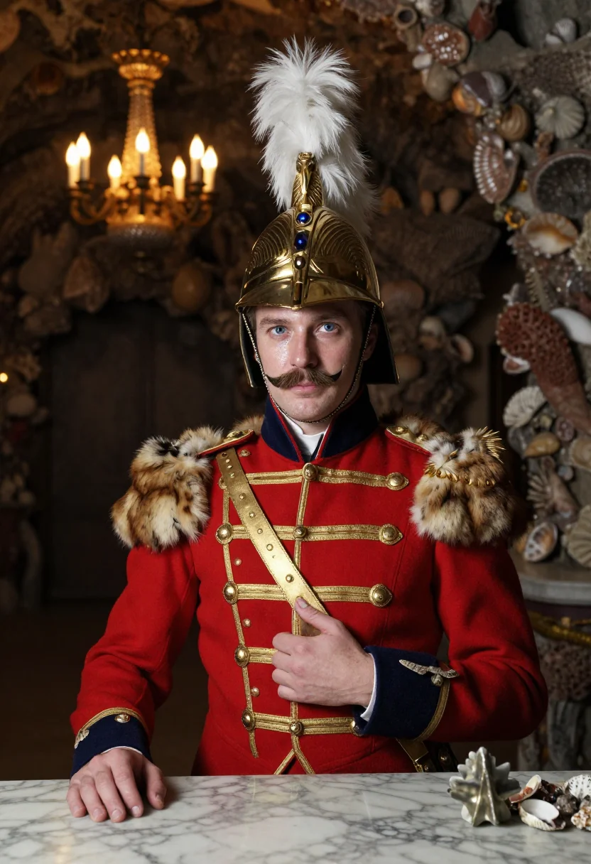 AI kaiser wilhelm ii sample — portrait of a man, close chest-up portrait of a Western-Euro