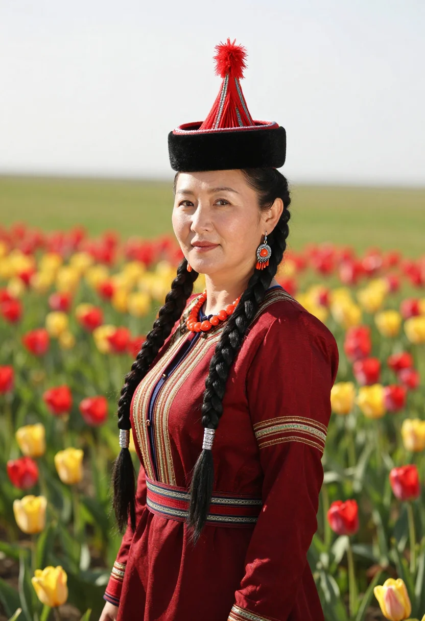 Example portrait from the AI Kalmyk — Free Preview, Train Once