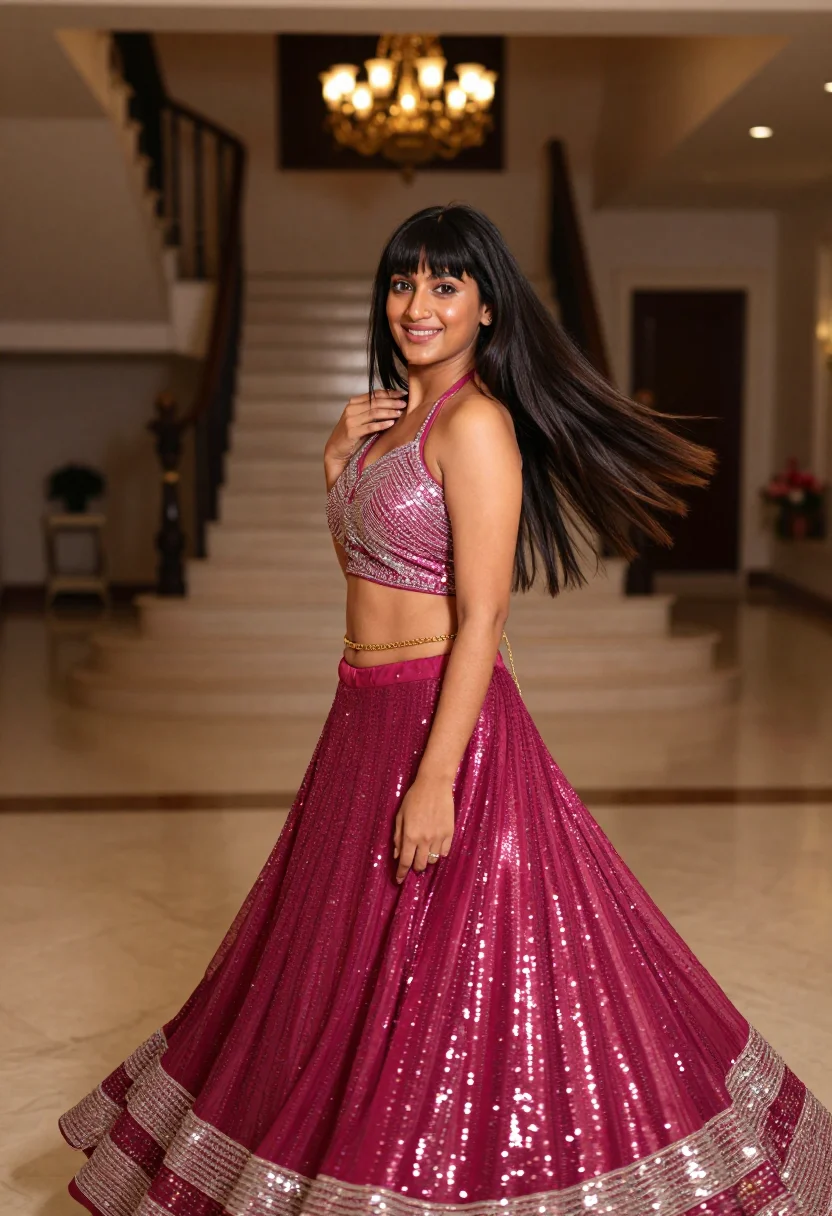 AI kareena poo k3g sample — portrait of a woman, half-length portrait of a South-Asian w