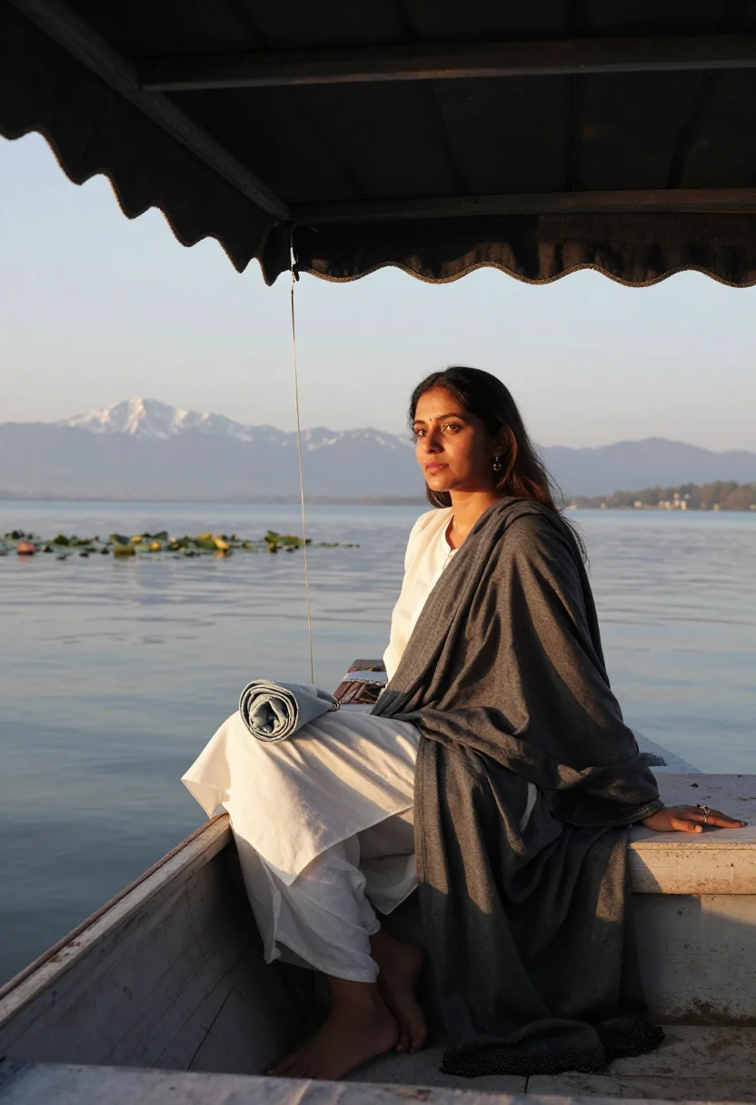AI kashmir sample — portrait of a woman, full-length portrait of a Kashmiri Indi