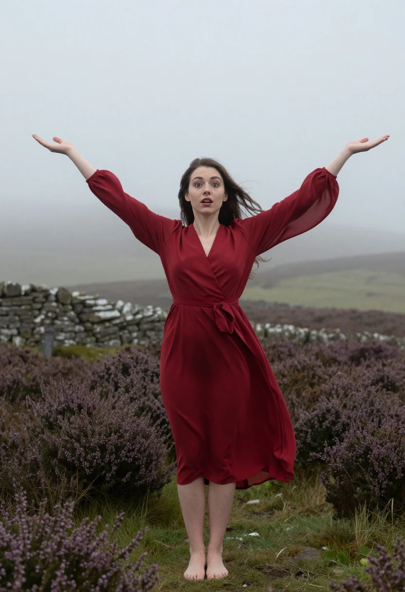 Example portrait from the AI Kate Bush Wuthering Heights — Free Preview, Train Once