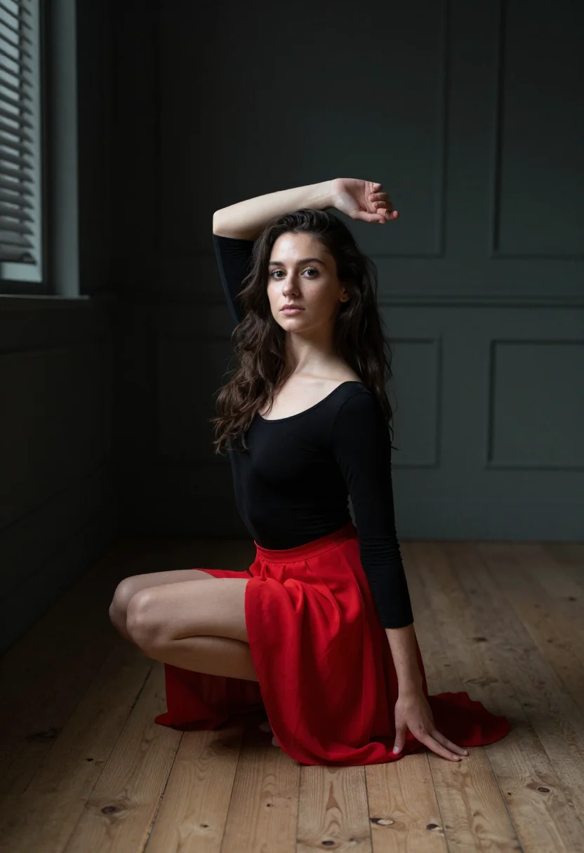 AI kate bush wuthering heights sample — portrait of a woman, half-length portrait of a white British
