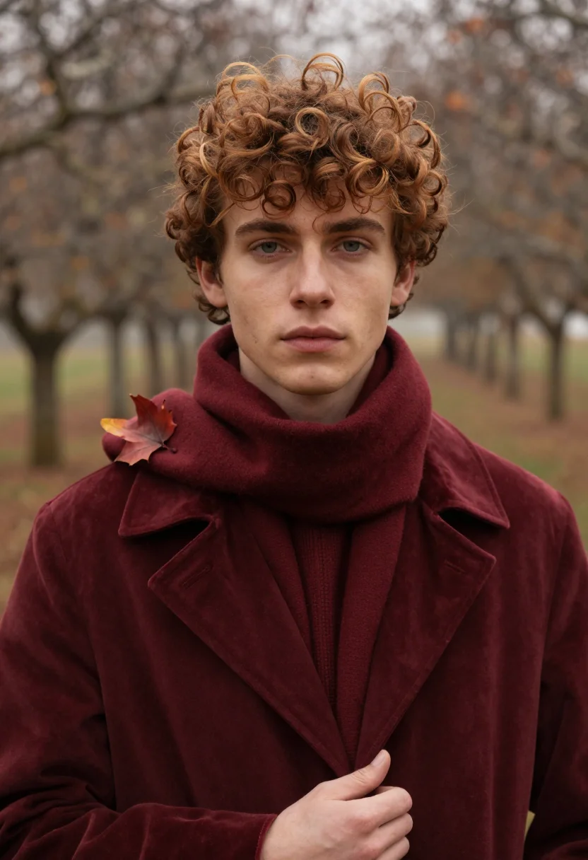 AI keats automne sample — portrait of a man, close head-and-shoulders portrait of a yo