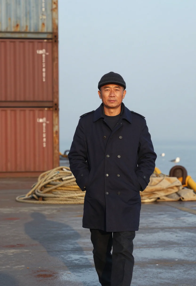AI ken takakura sample — portrait of a man, half-length portrait of an East-Asian man