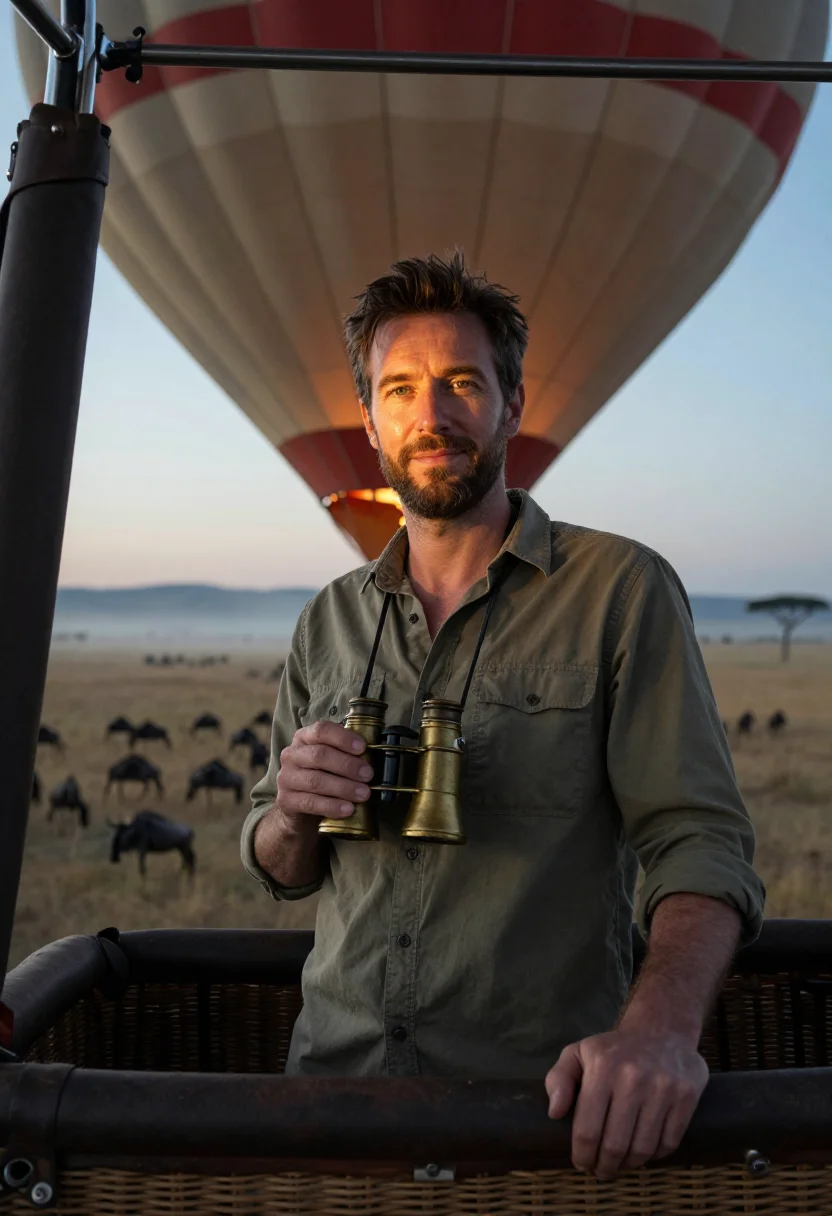 AI kenya sample — half-length portrait of a Western-European man with olive sk