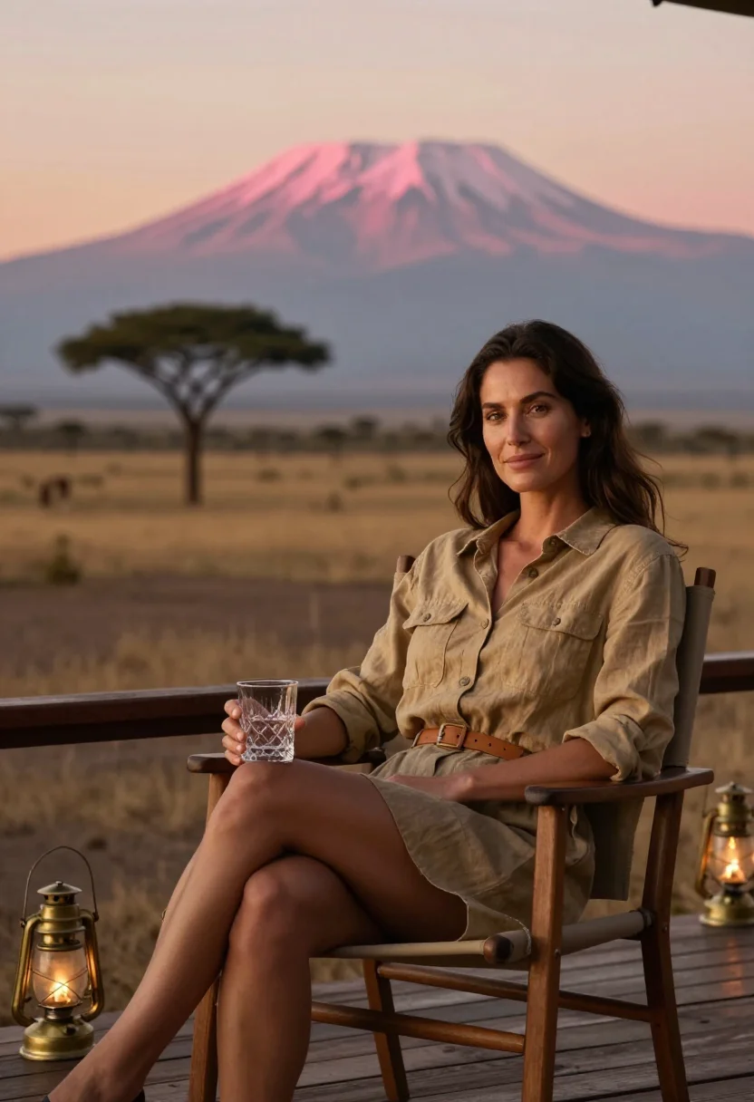 AI kenya sample — three-quarter-length portrait of a Southern-European woman w