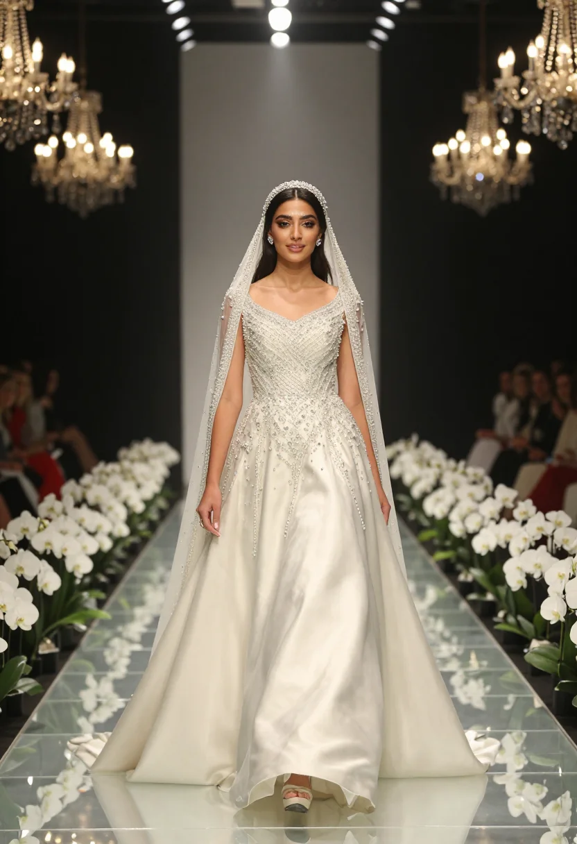 AI khaleeji bride sample — portrait of a woman, full-length portrait of a young Gulf Ar
