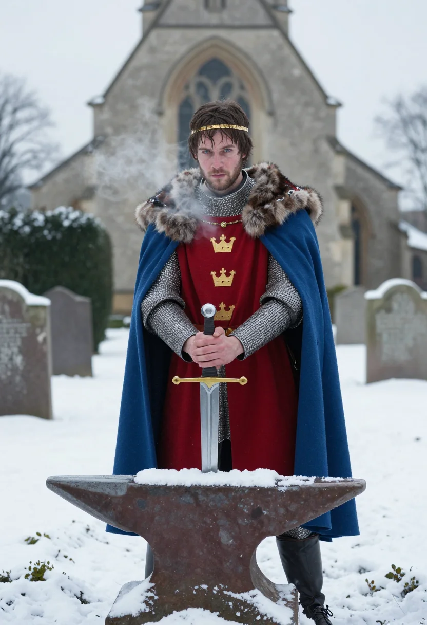 Example portrait from the AI King Arthur — Free Preview, Train Once
