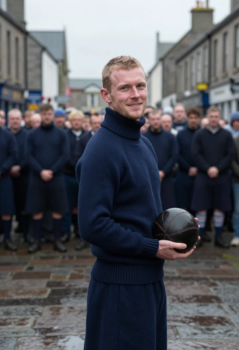 AI kirkwall ba new year navy sample — portrait of a man, framed chest-up with the crop at the ribs