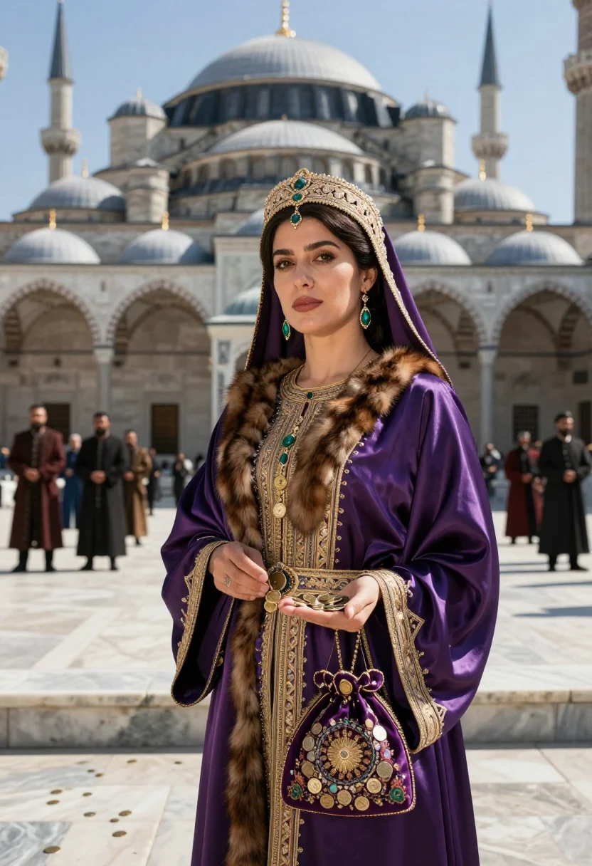 AI kosem sultan sample — portrait of a woman, three-quarter-length portrait of a Gree