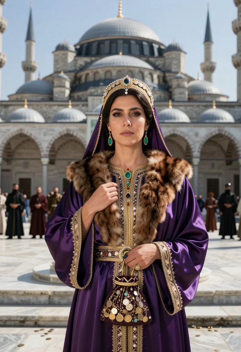 AI kosem sultan sample — portrait of a woman, half-length portrait of a Greek woman i