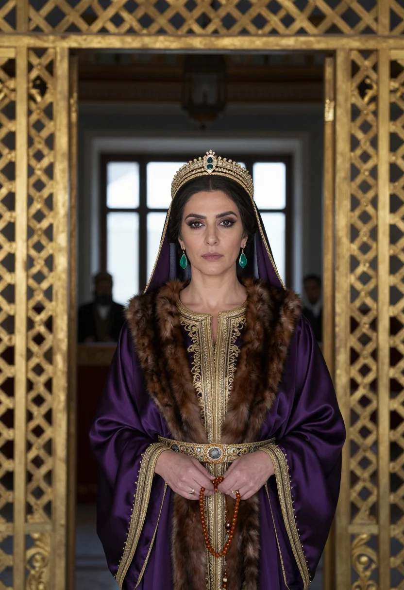 AI kosem sultan sample — portrait of a woman, chest-up portrait of a Greek woman in h