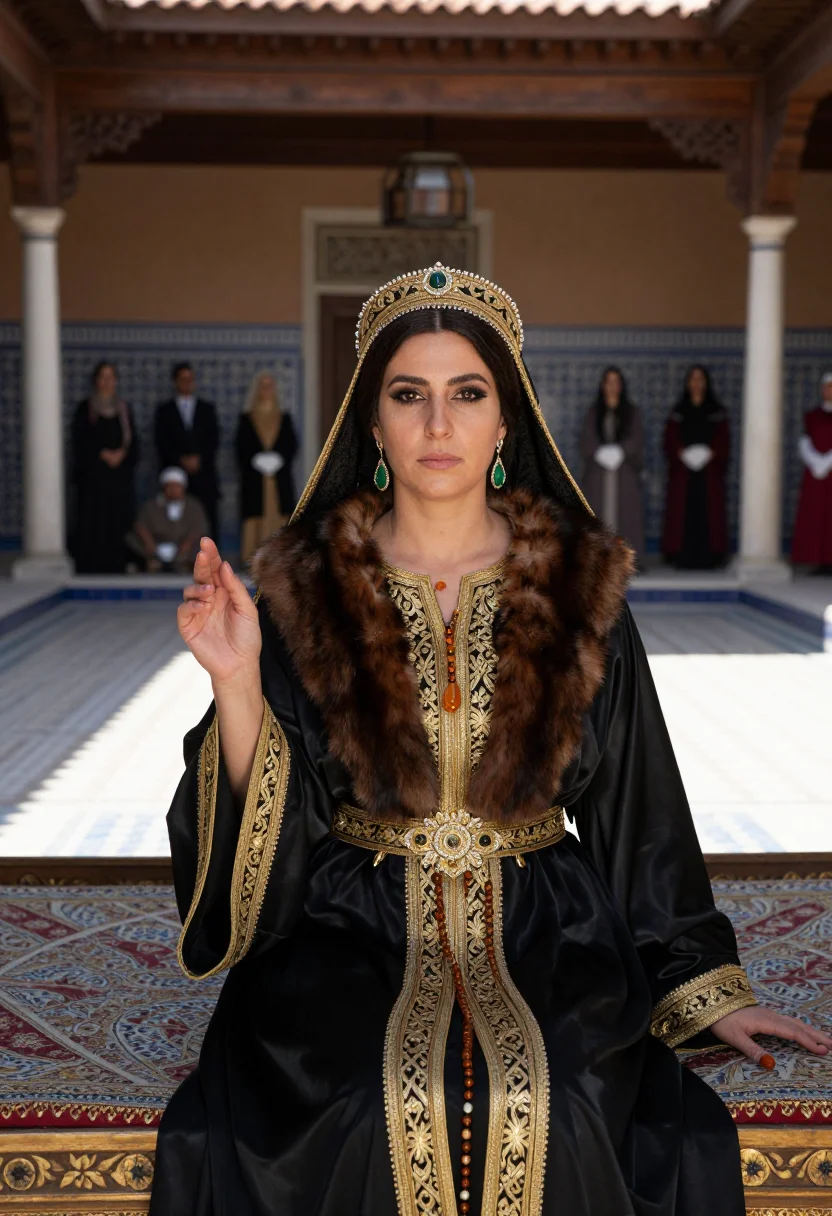 AI kosem sultan sample — portrait of a woman, half-length portrait of a Greek woman i