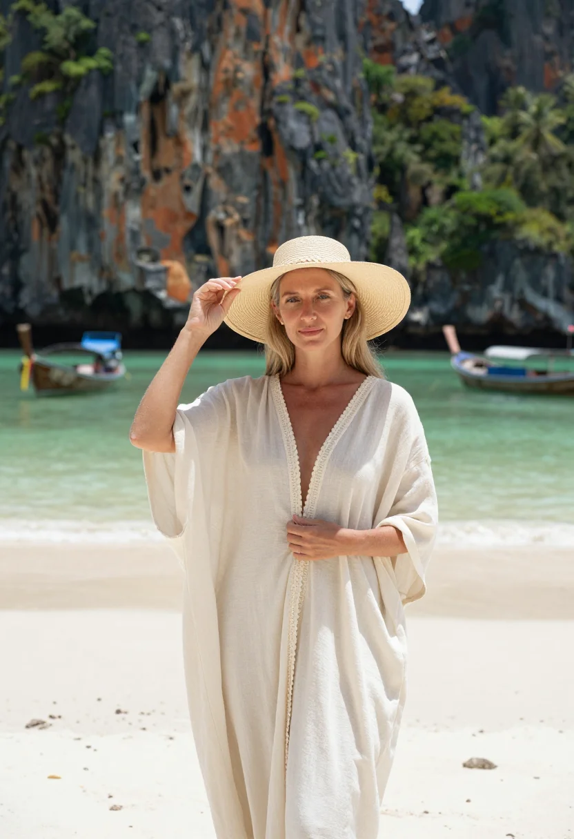 AI krabi sample — portrait of a woman, half-length portrait of a Western-Europ