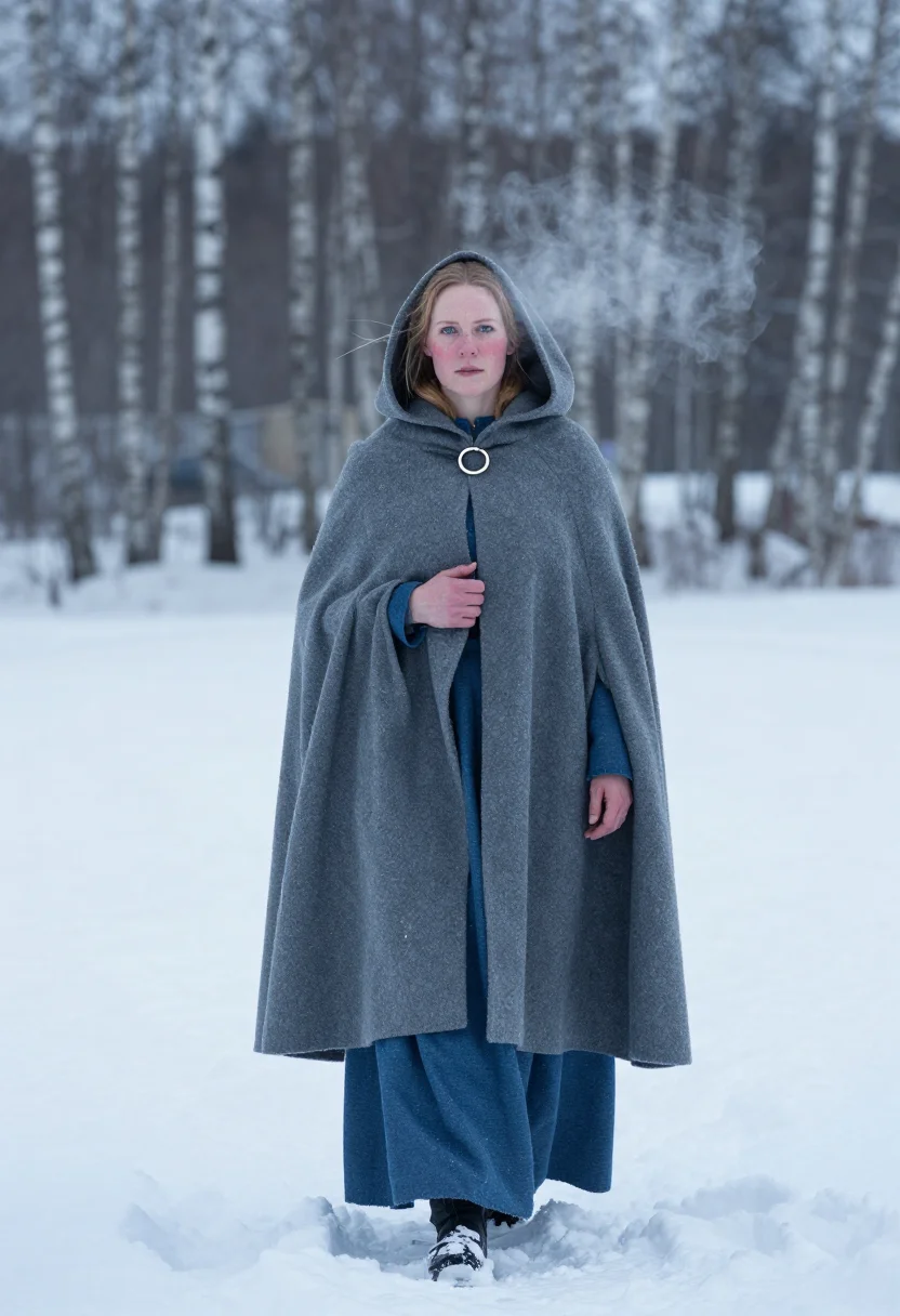 AI kristin lavransdatter sample — portrait of a woman, full-length portrait of a woman of Norw