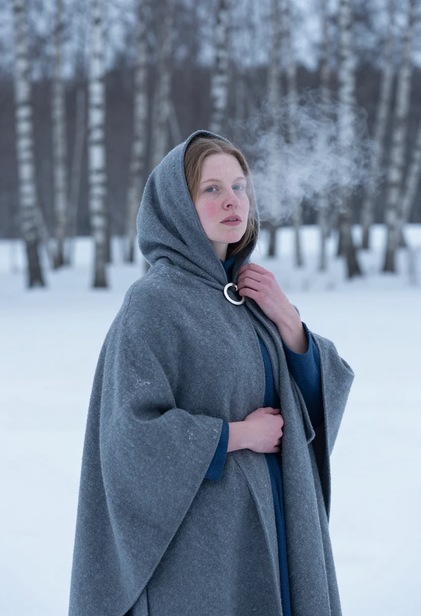 AI kristin lavransdatter sample — portrait of a woman, three-quarter-length portrait of a woma
