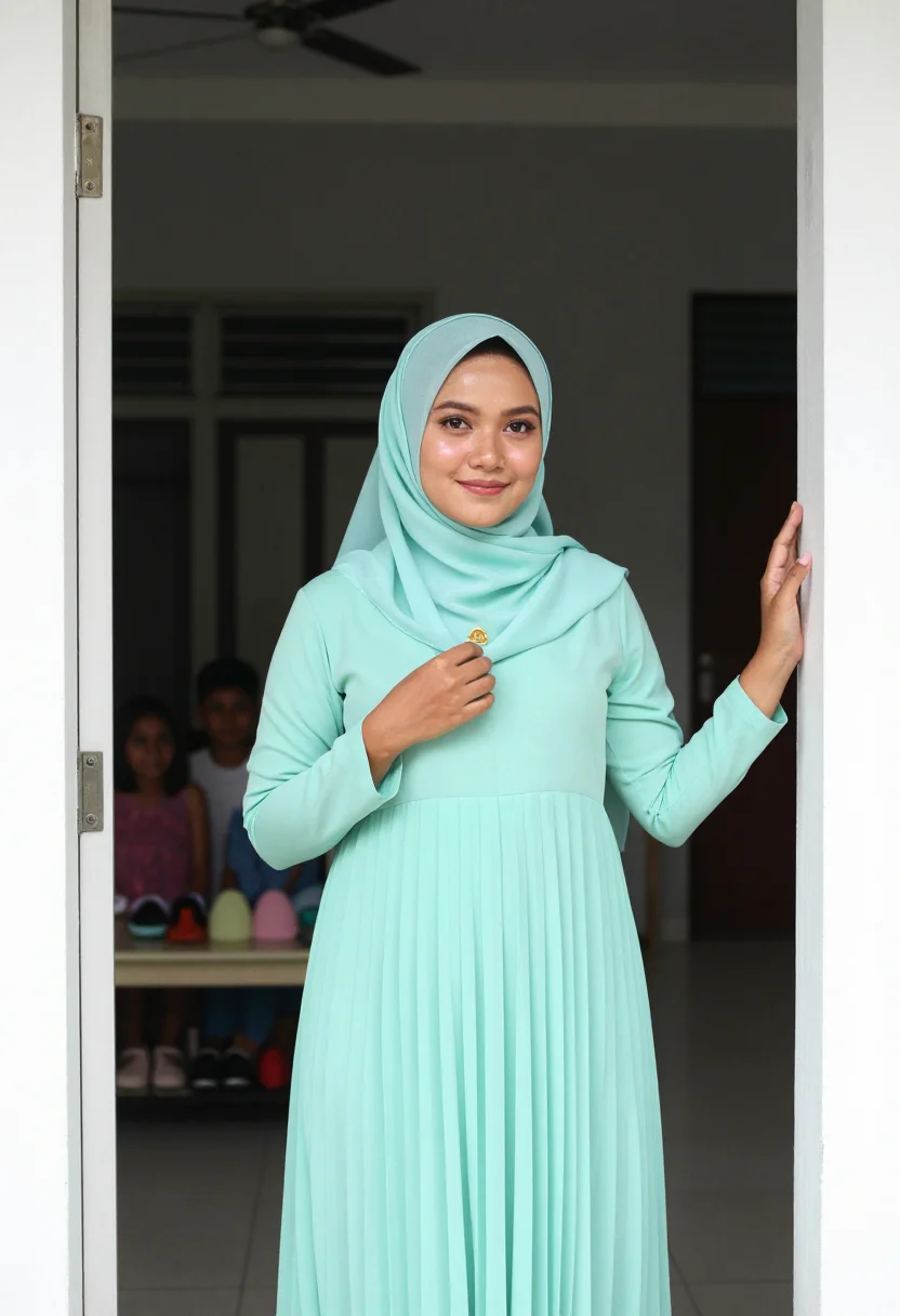 AI kuala lumpur raya sample — portrait of a woman, half-length portrait of a Malay Malaysi