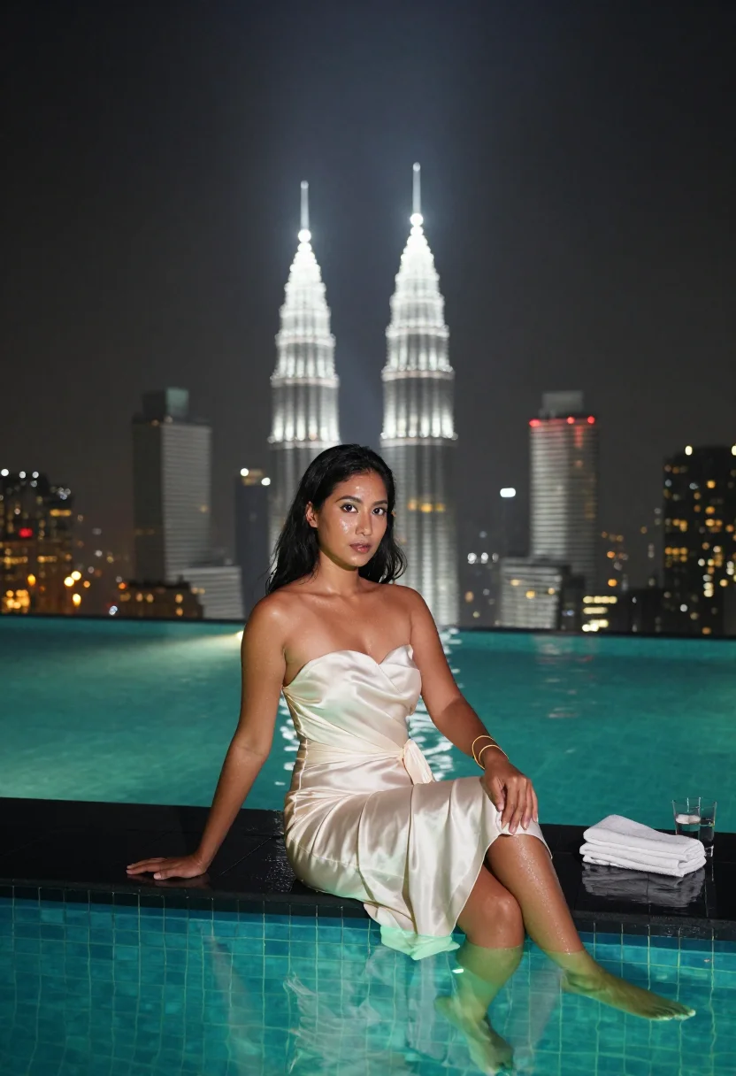 AI kuala lumpur sample — portrait of a woman, three-quarter-length portrait of a Mala