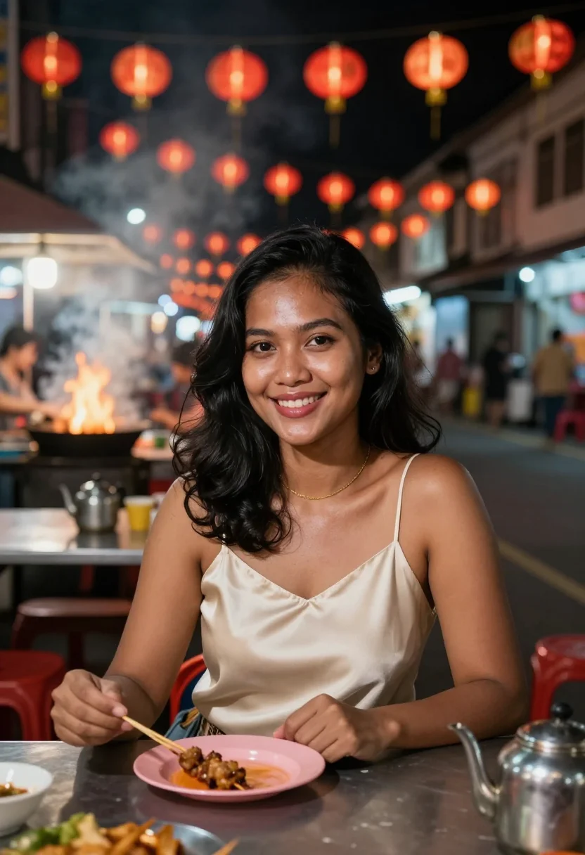 AI kuala lumpur sample — portrait of a woman, half-length portrait of a Malay woman w