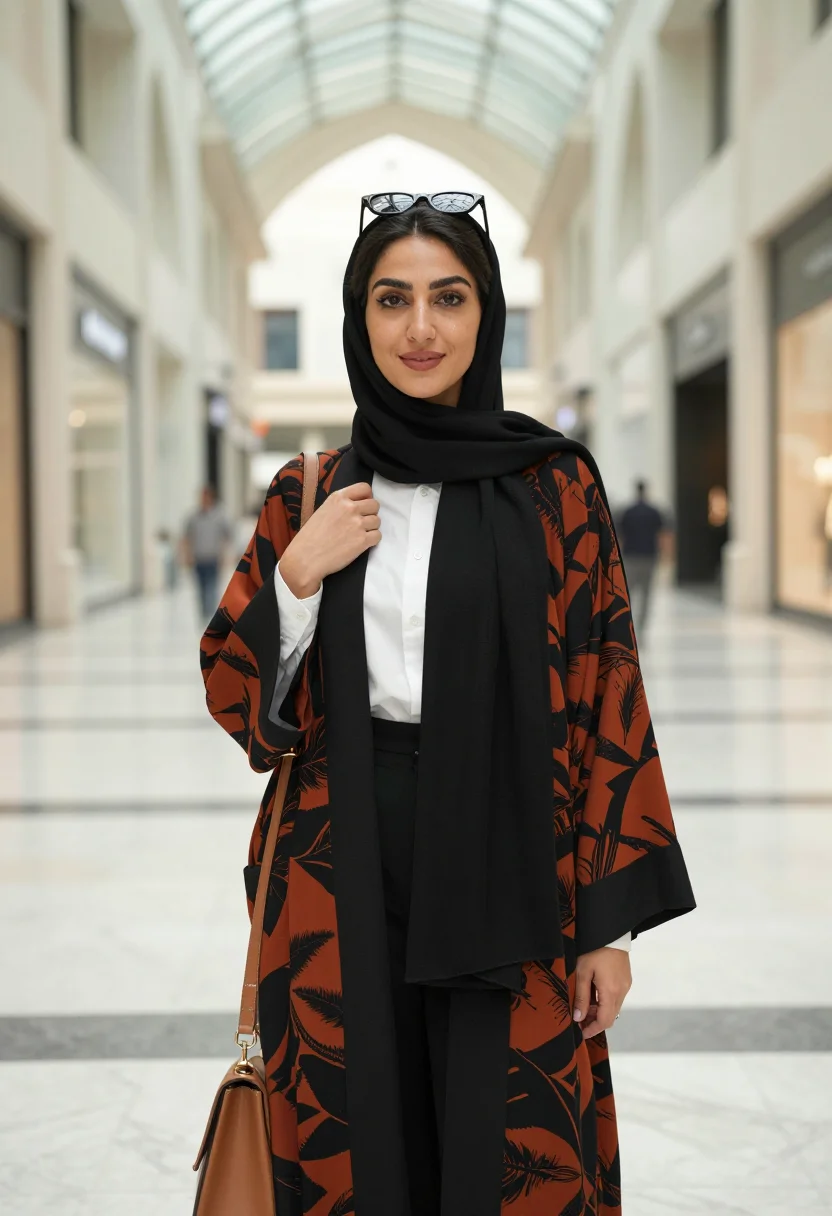 AI kuwait avenues sample — portrait of a woman, half-length portrait of a Kuwaiti woman