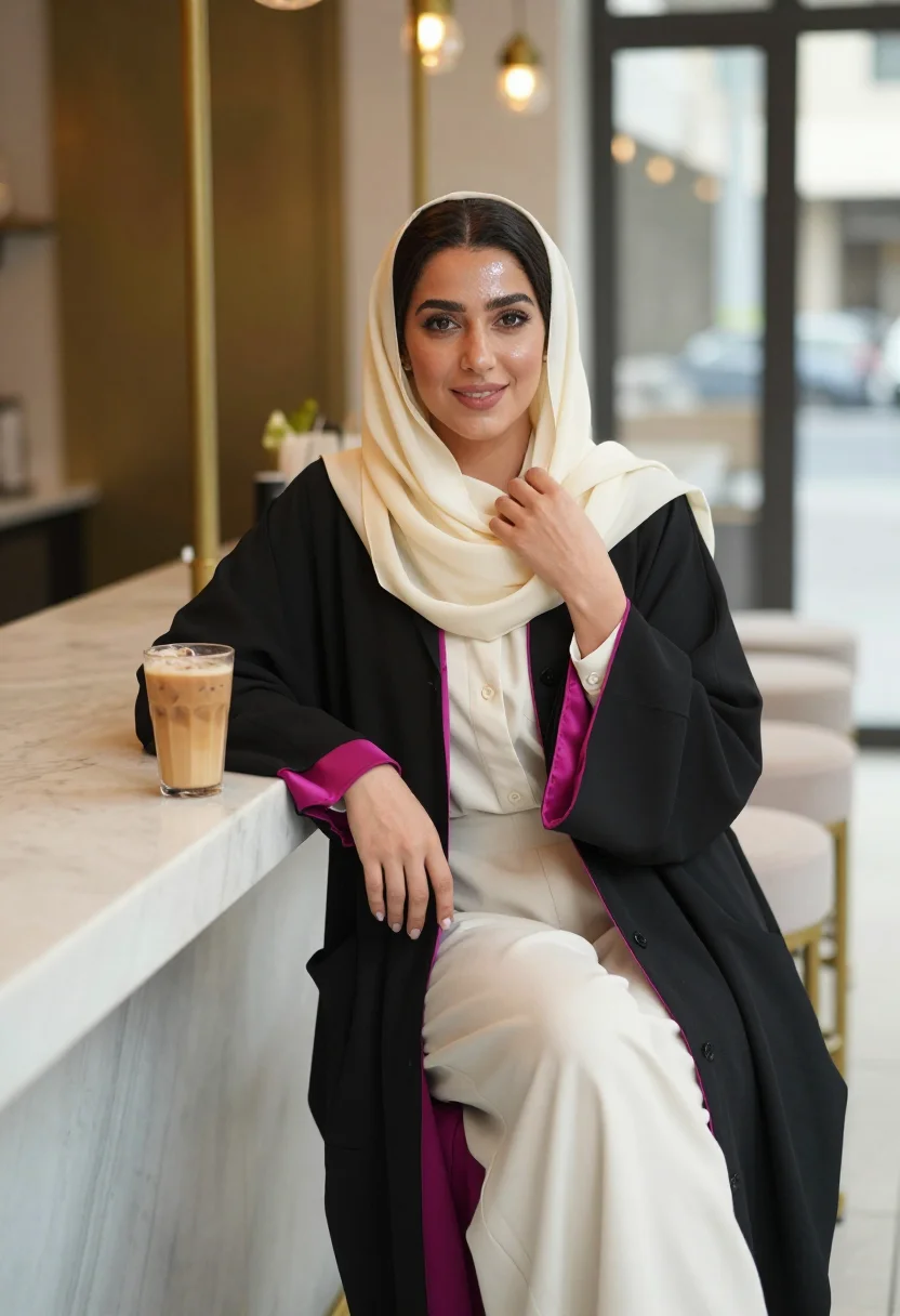 AI kuwait avenues sample — portrait of a woman, half-length portrait of a Kuwaiti woman