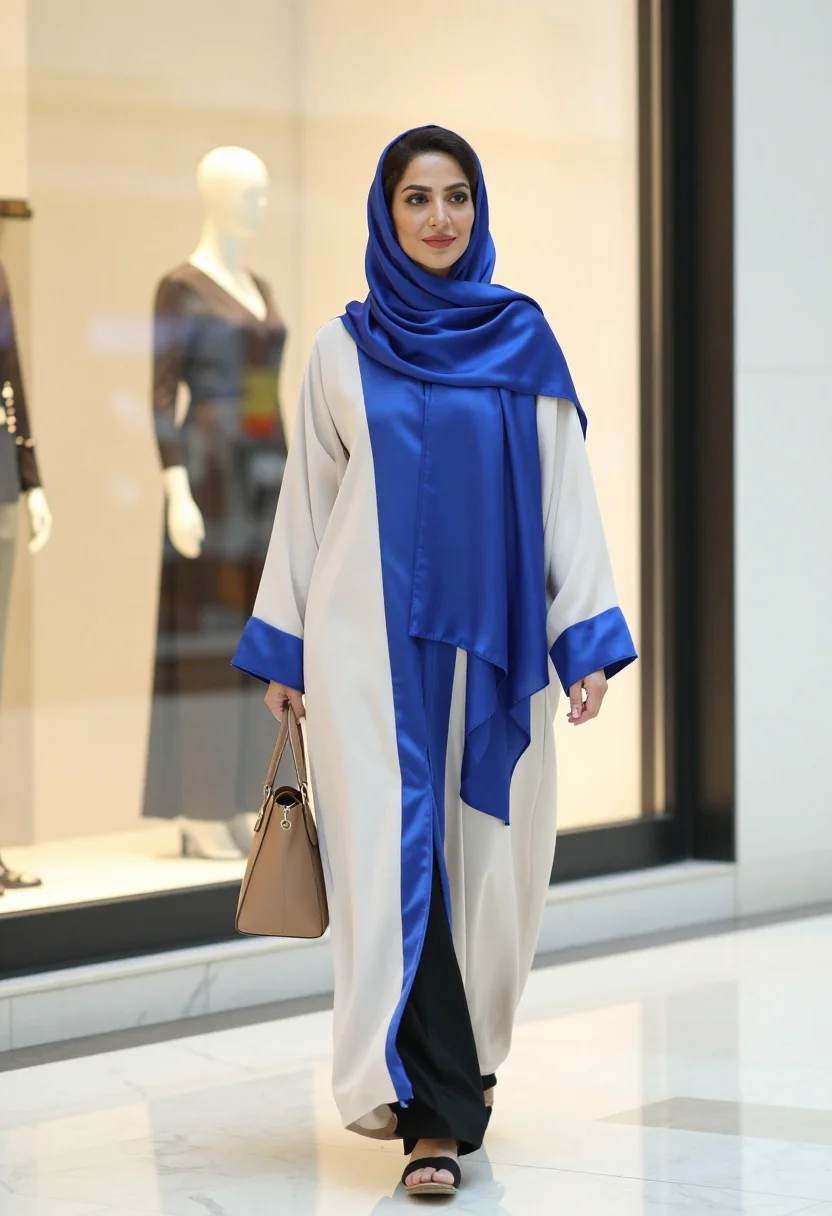 AI kuwait avenues sample — portrait of a woman, full-length portrait of a Kuwaiti woman