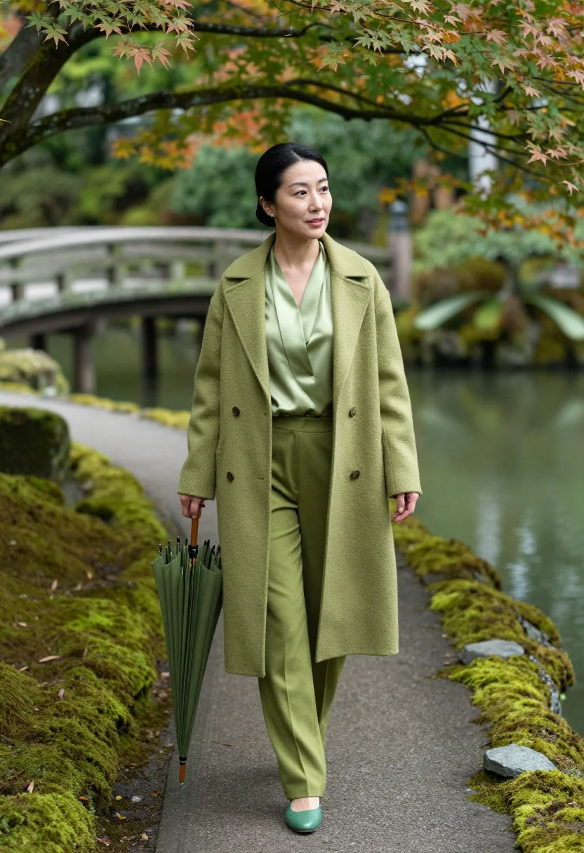AI kyoto moss sample — portrait of a woman, full-length portrait of a Japanese woma