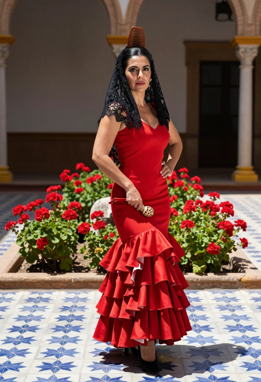 AI la belle otero sample — portrait of a woman, full-length portrait of a Southern-Euro