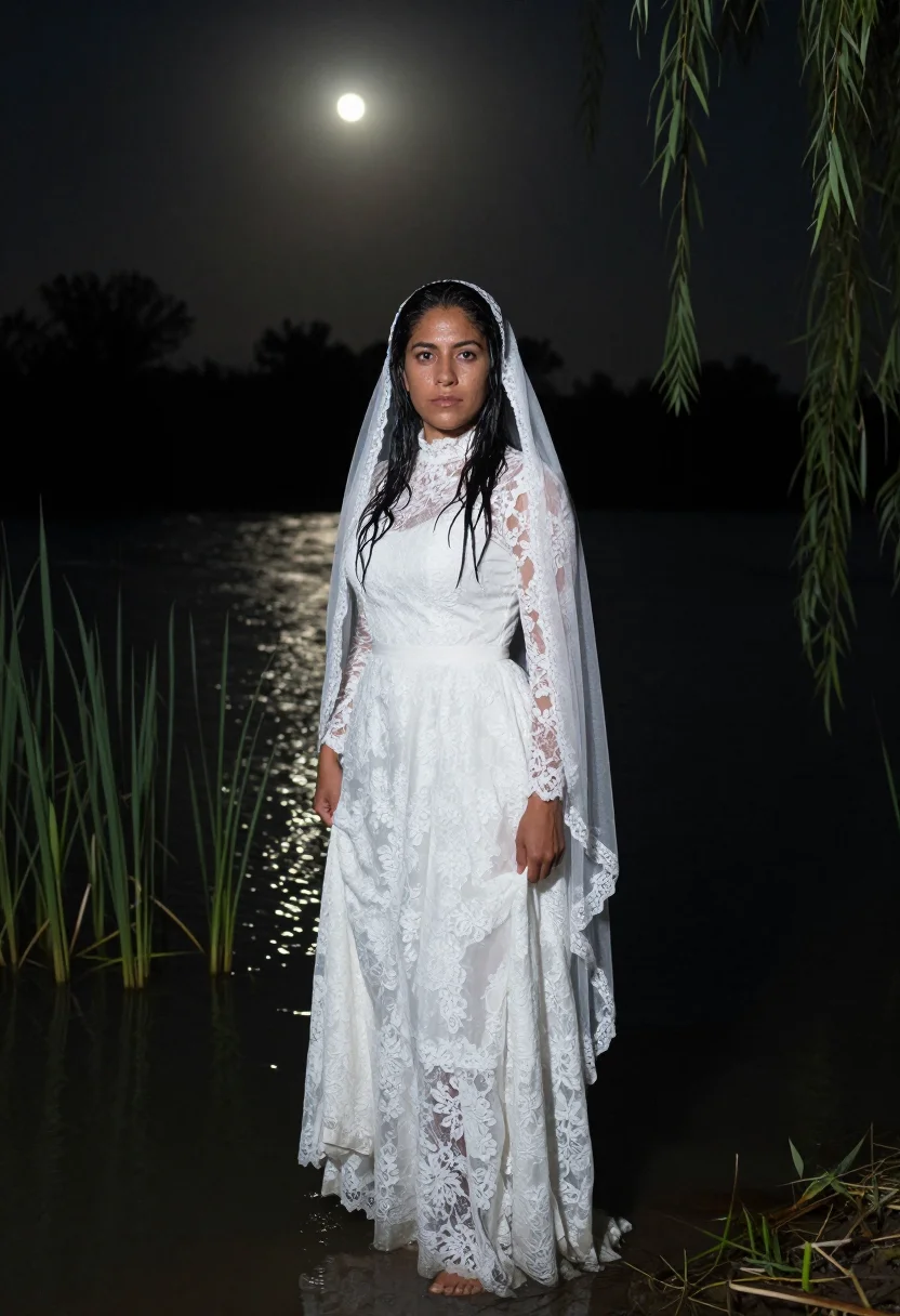 Example portrait from the AI La Llorona — Free Preview, Train Once