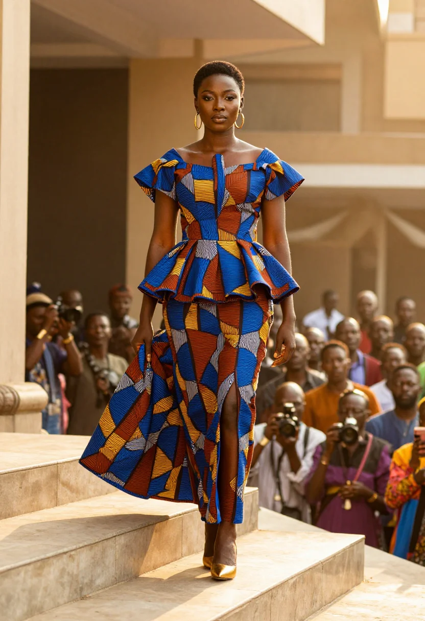 Example portrait from the AI Lagos Fw — Free Preview, Train Once