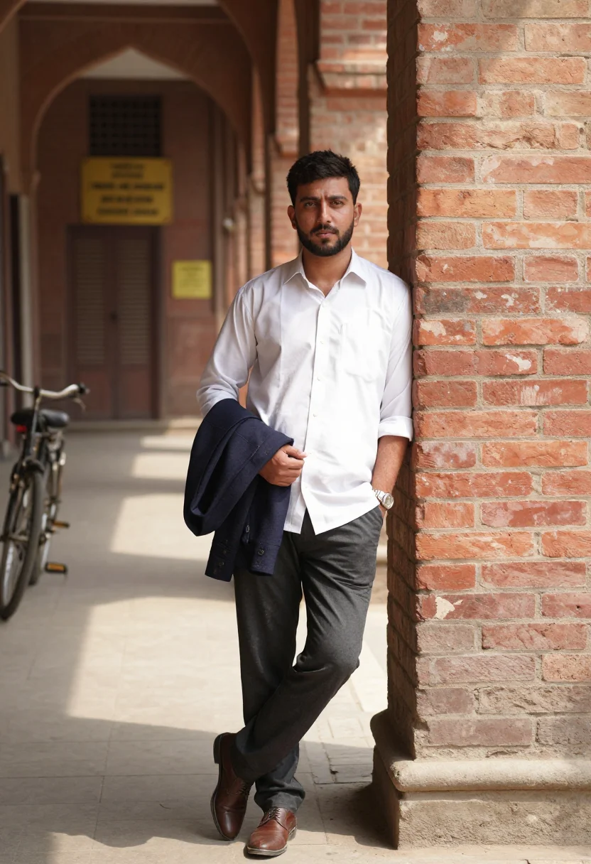 AI lahore business sample — portrait of a man, midday portrait of a Pashtun Pakistani ma