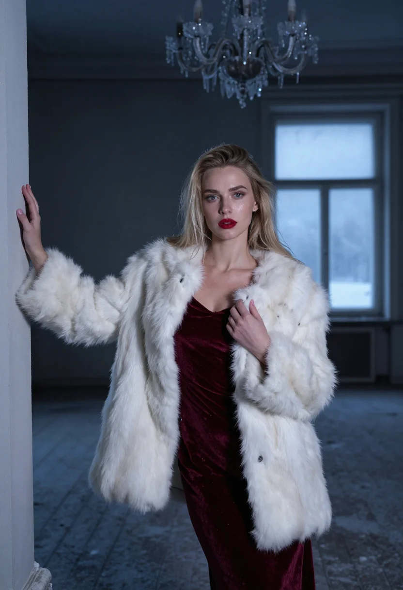 AI lara zhivago sample — portrait of a woman, close three-quarter portrait of a woman