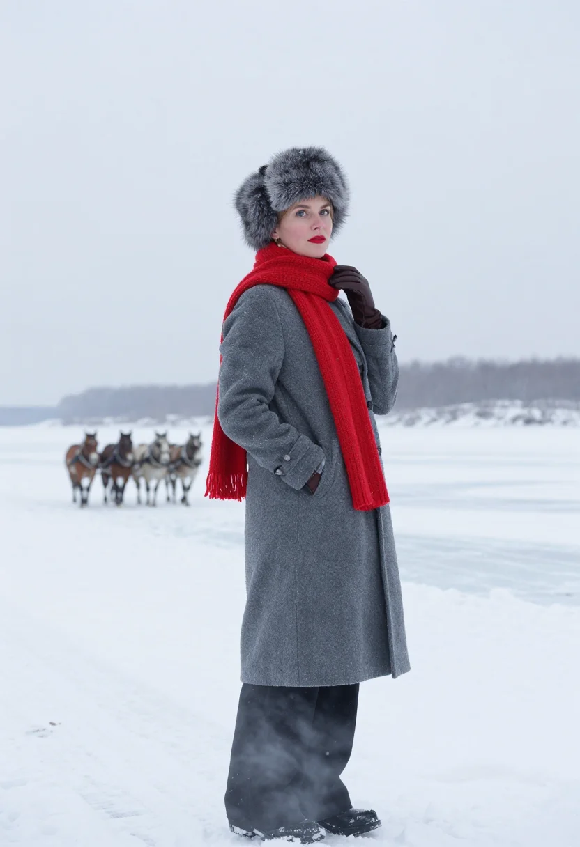 AI lara zhivago sample — portrait of a woman, full-length portrait of a woman of West