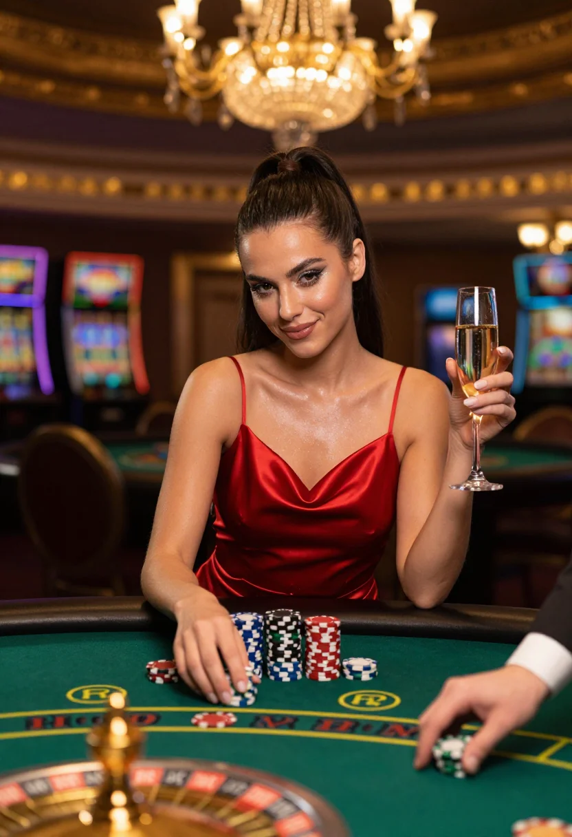 AI las vegas strip nye sample — portrait of a woman, seated half-length portrait of an Itali