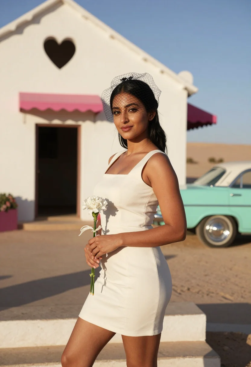 AI las vegas sample — portrait of a woman, half-length three-quarter portrait of a