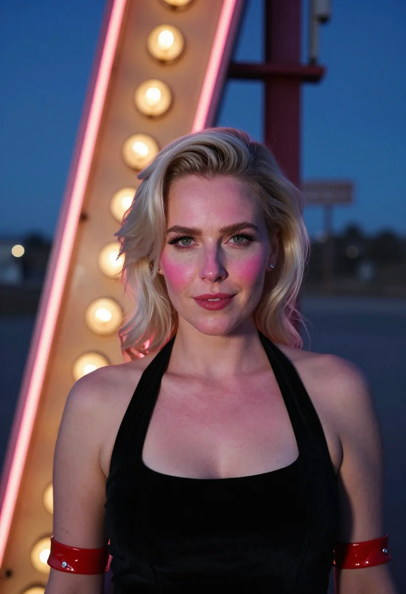 AI las vegas sample — portrait of a woman, head-and-shoulders portrait of a Wester