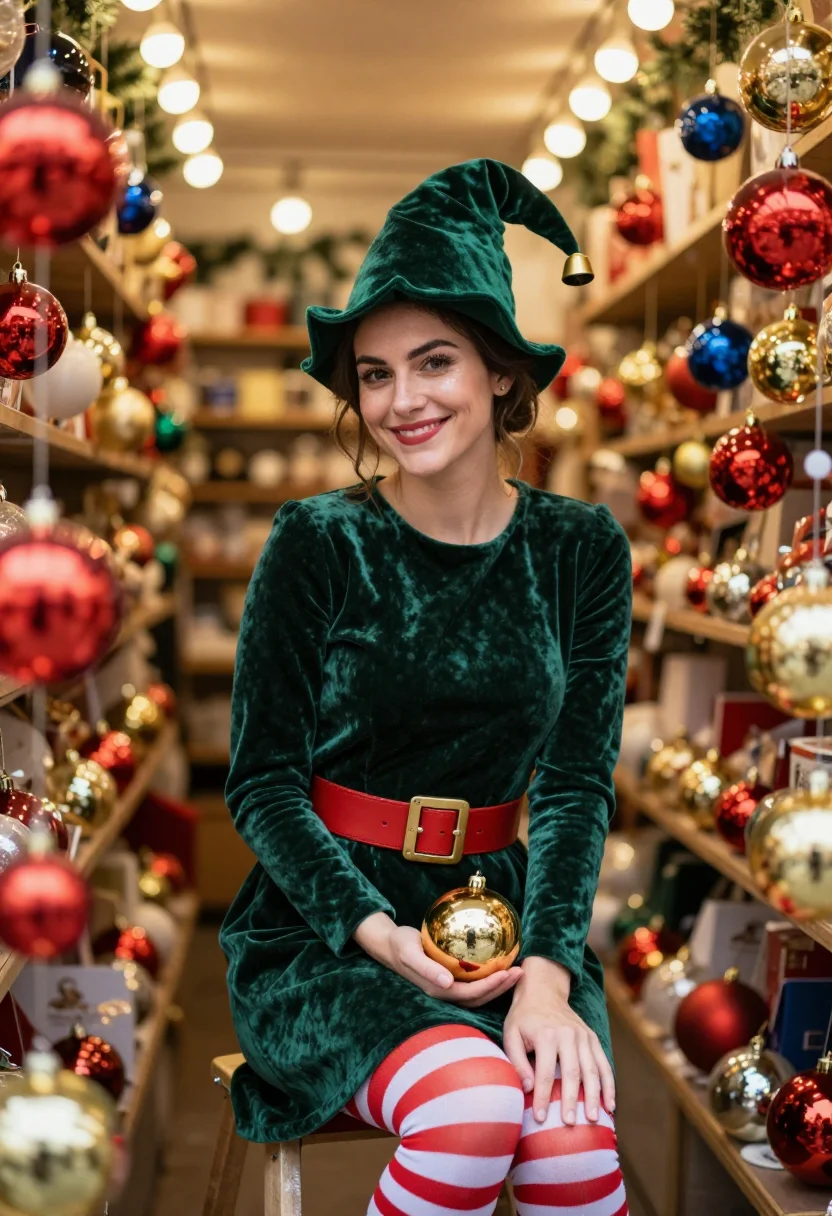 AI last christmas covent garden sample — portrait of a woman, three-quarter-length frontal portrait o