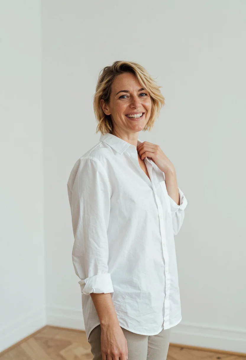AI lauren hutton sample — portrait of a woman, half-length portrait of a Western-Europ