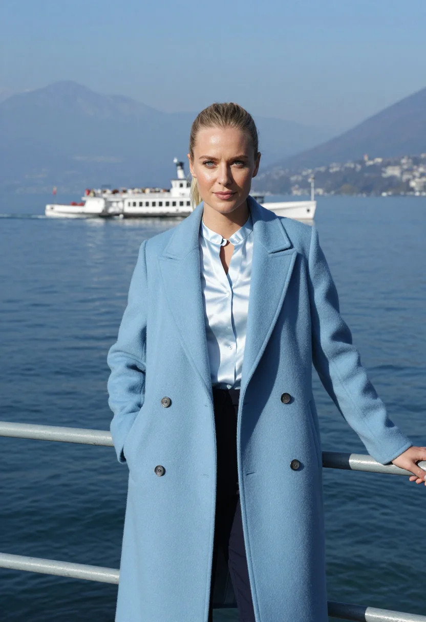 AI lausanne sports executive leman blue sample — portrait of a woman, a sports executive in her early thirtie