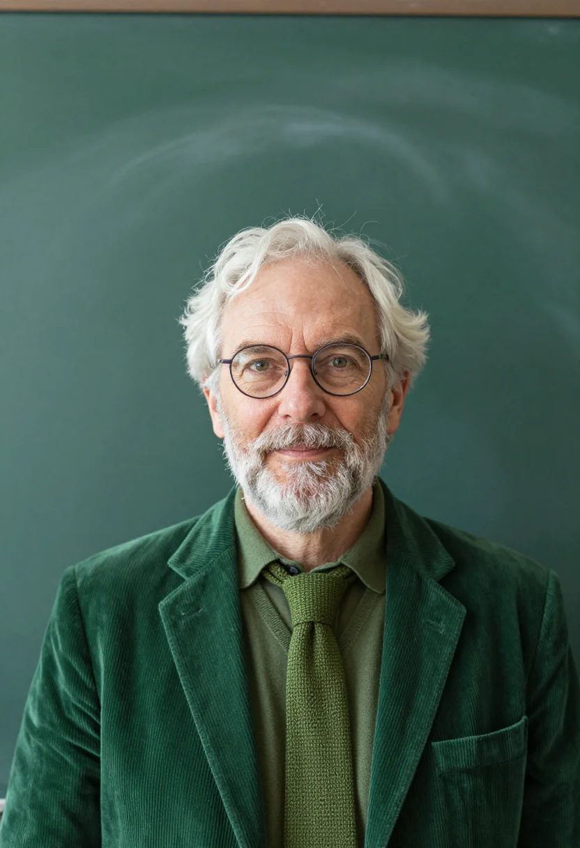 AI lecturer cord bottle sample — portrait of a man, head-and-shoulders portrait of a Western-