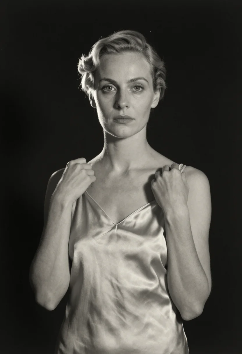 AI lee miller sample — portrait of a woman, close half-length portrait of a woman o