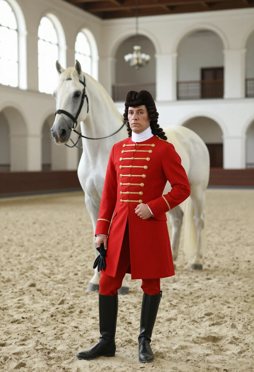 AI leopold i opera sample — portrait of a man, full-length portrait of an Austrian man i