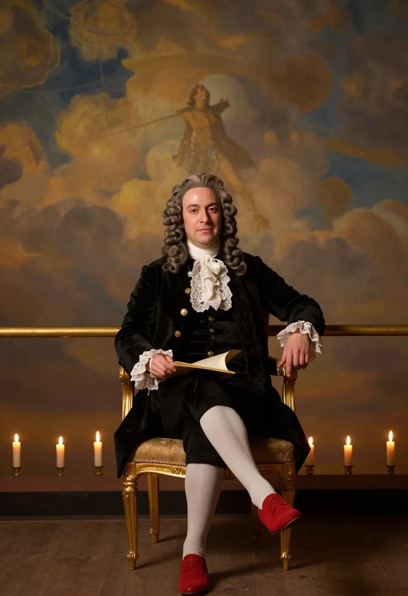 AI leopold i opera sample — portrait of a man, three-quarter-length portrait of an Austr