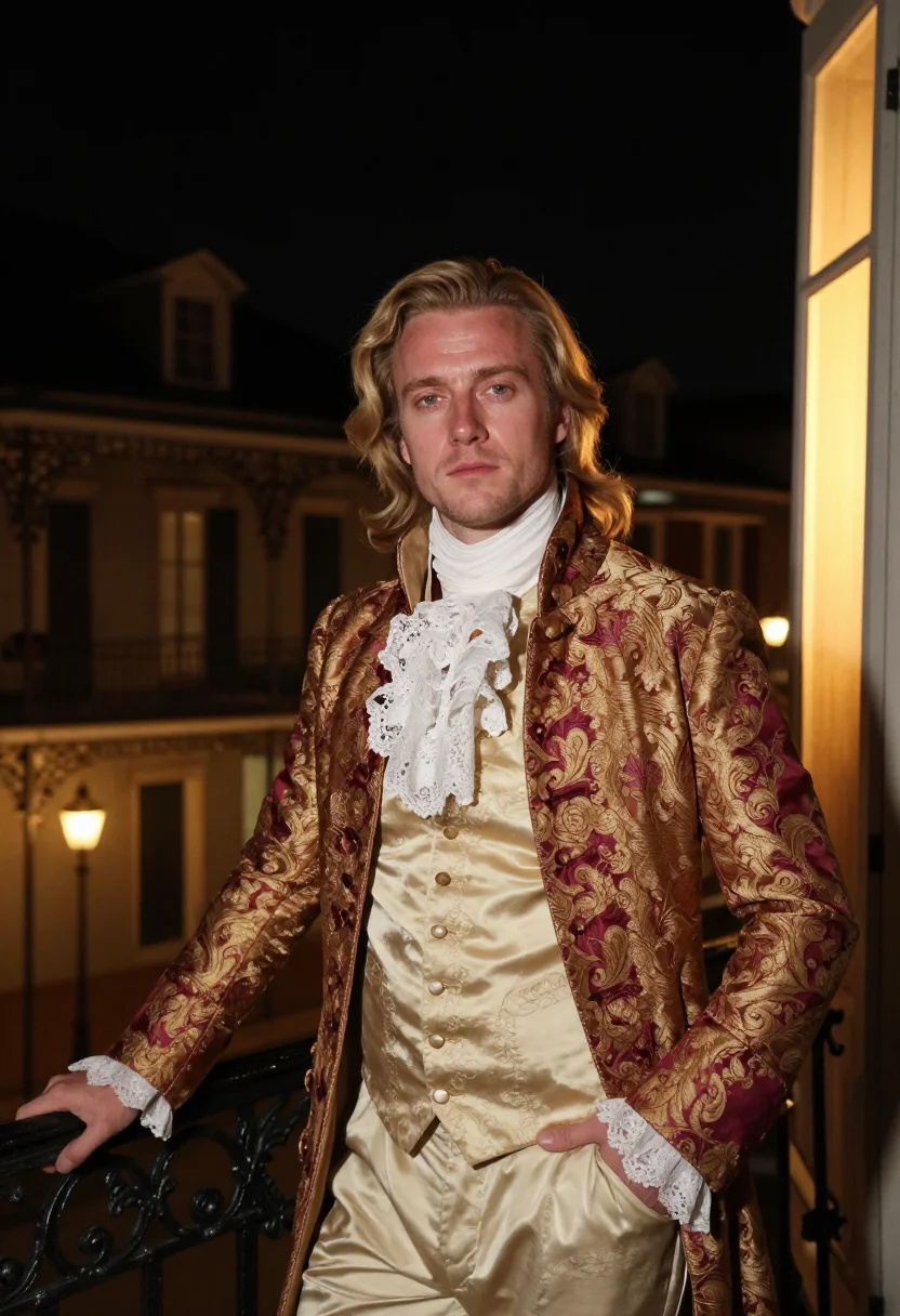 AI lestat sample — portrait of a man, chest-up portrait of a Western-European m