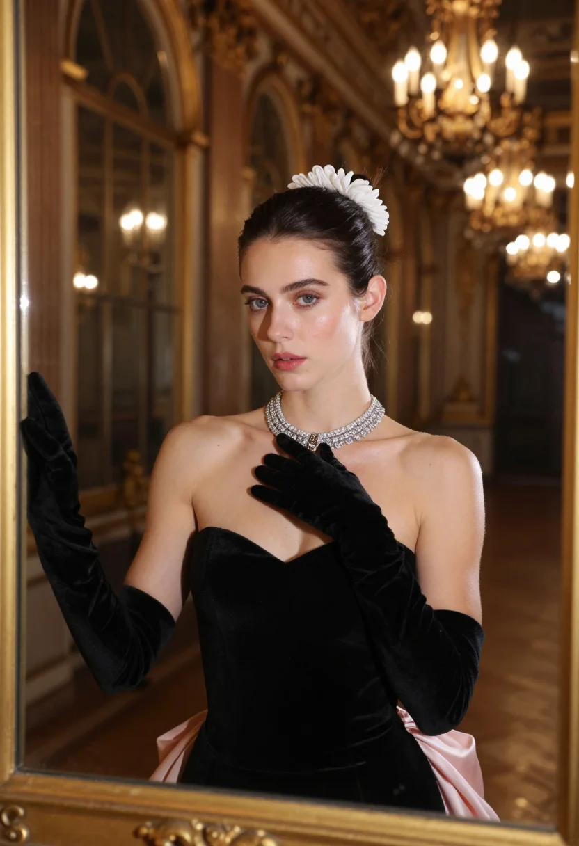 AI liane de pougy sample — portrait of a woman, close half-length portrait of a French