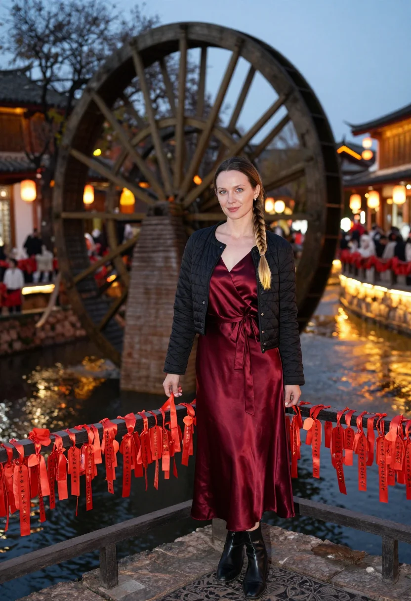AI lijiang sample — portrait of a woman, full-length portrait of a Western-Europ