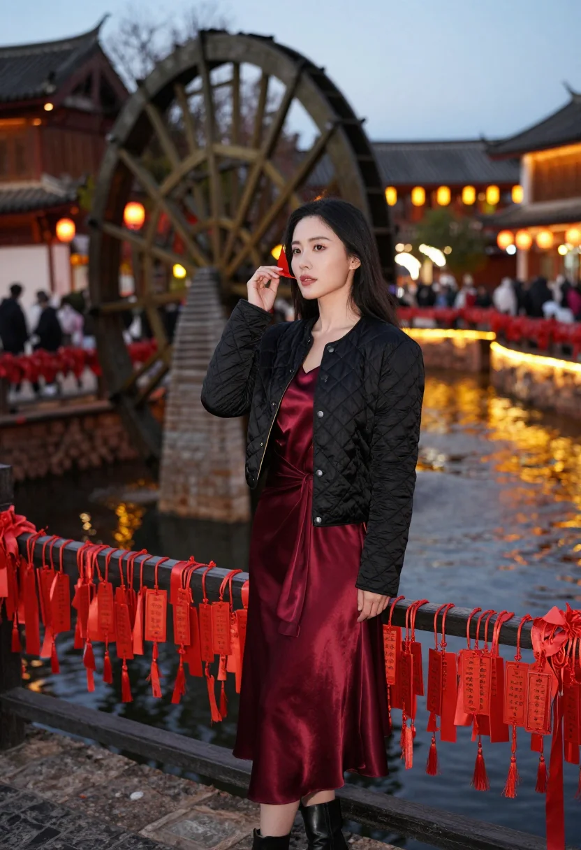 AI lijiang sample — portrait of a woman, half-length portrait of a Chinese woman