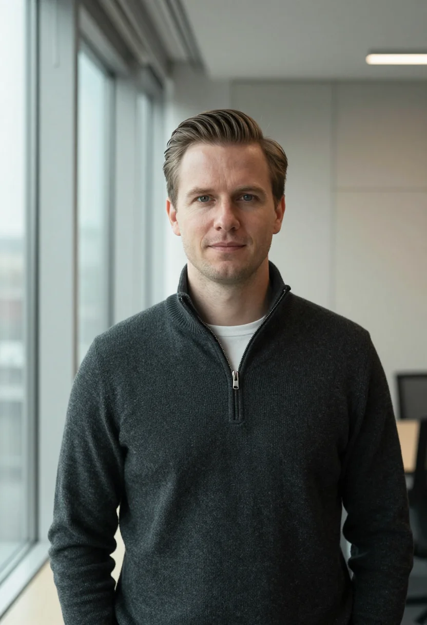 Example portrait from the AI LinkedIn Headshots — Nine Photos From Your Model